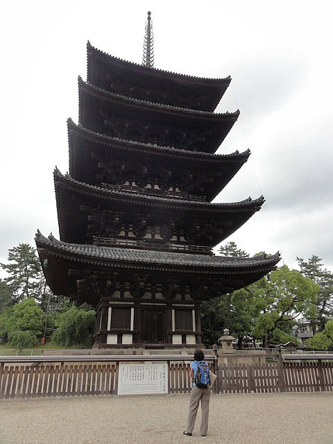 Seven storey pagoda at Kofuku-ji Temple
