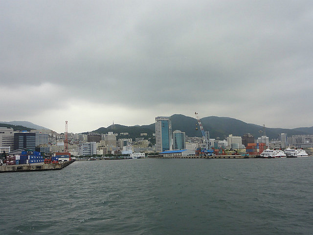Busan city skyline