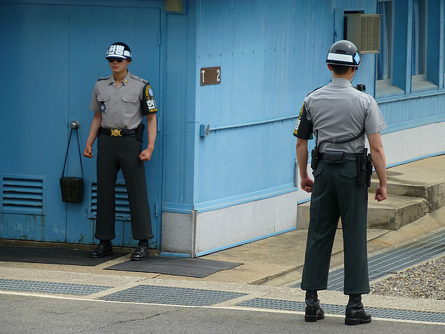 Taekwando stance also known as ROK Ready