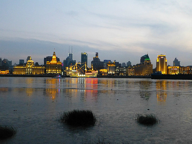 Twilight Bund view from PuDong
