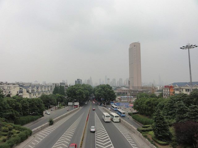 Part of Nanjing with big city vibe