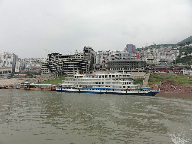 Docked at Badong for side trip to Shennong Stream