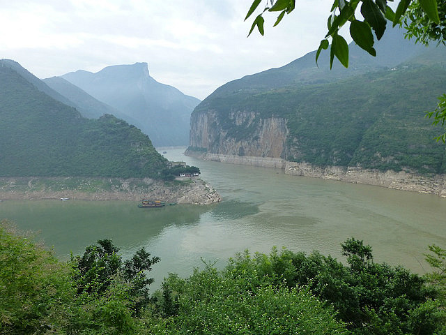 View of Qutang Gorge from White Emperor City 