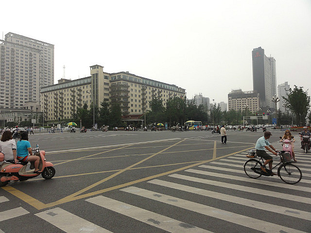 Chengdu street intersection