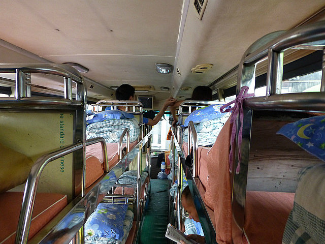Sleeper bus - bunk beds