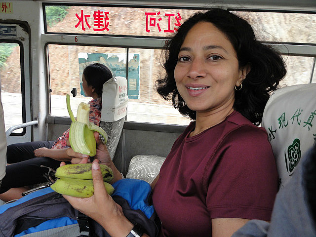 Bananas are on the house, er bus!