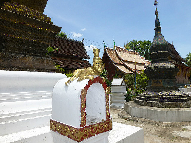Quirky decoration, Wat Xieng Thong