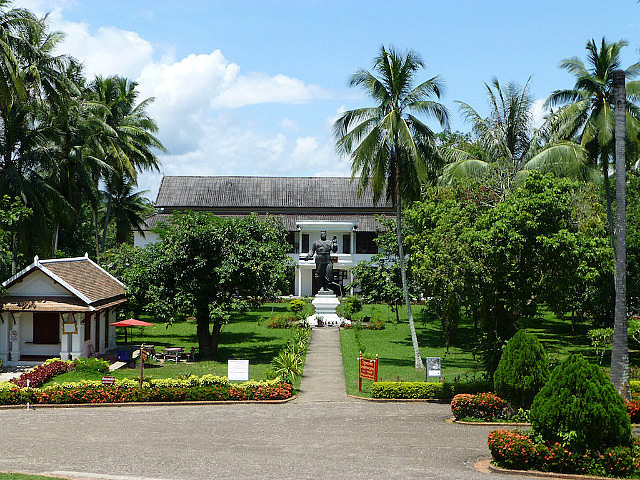 Statue of Sisavang Vong on the Palace Grounds