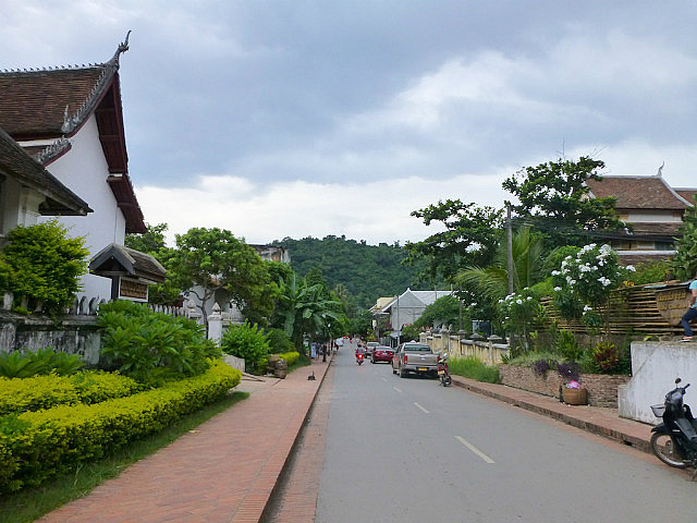 Typical Luang Prabang street