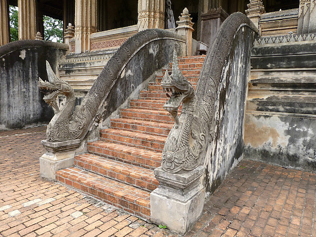 Haw Pha Kaew - ornate decorations
