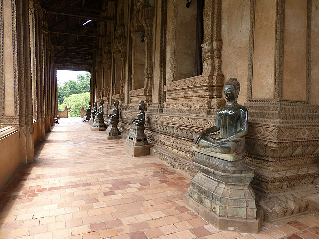 Haw Pha Kaew - ornate decorations