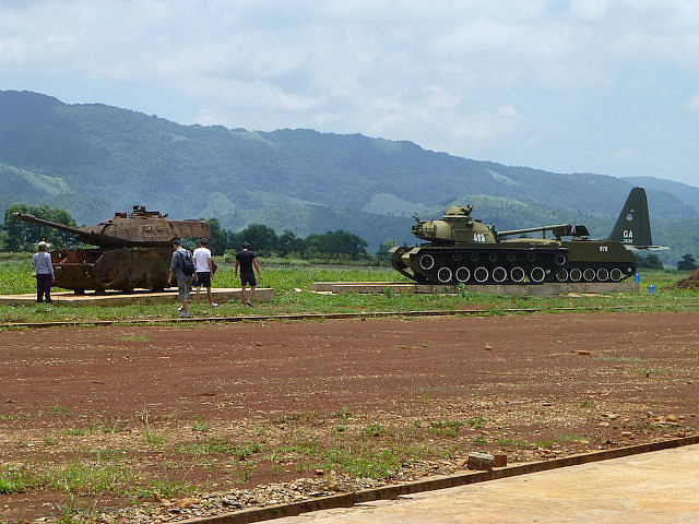 Abandoned tanks, Khe Sanh Combat Base