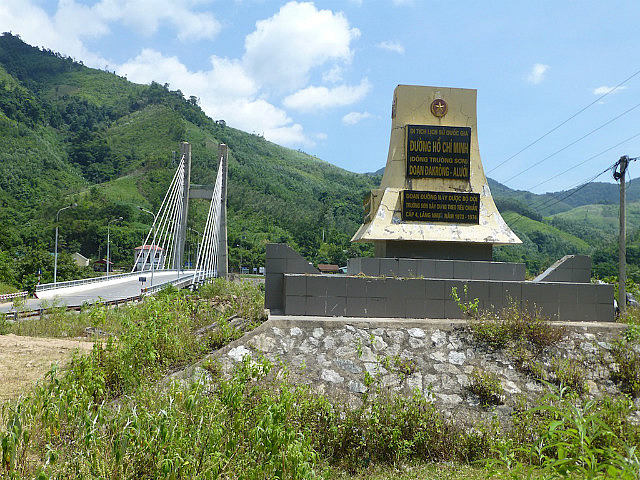 Drokong Bridge and Ho Chi Minh Trail memorial