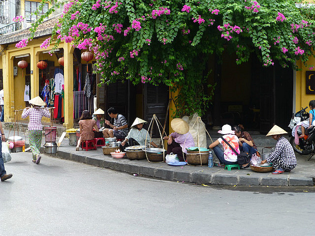 Streetside commerce - Hoi an