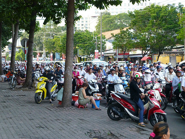 Motorcycle city, Saigon