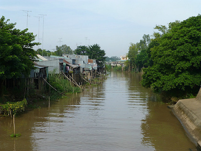 Cham village - houses on stilts