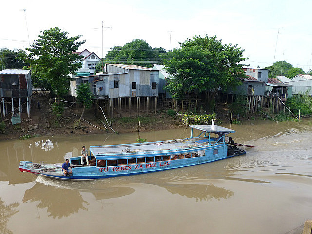 Cham village - houses on stilts