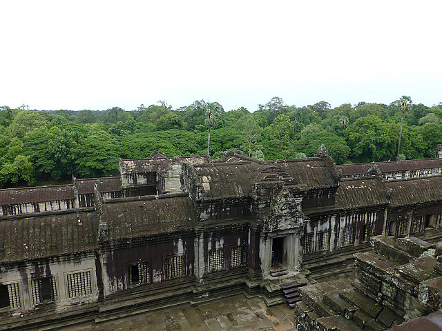 Angkor Wat - view of surrounding jungle