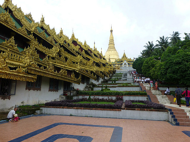 Shwedagon Pagoda east entrance