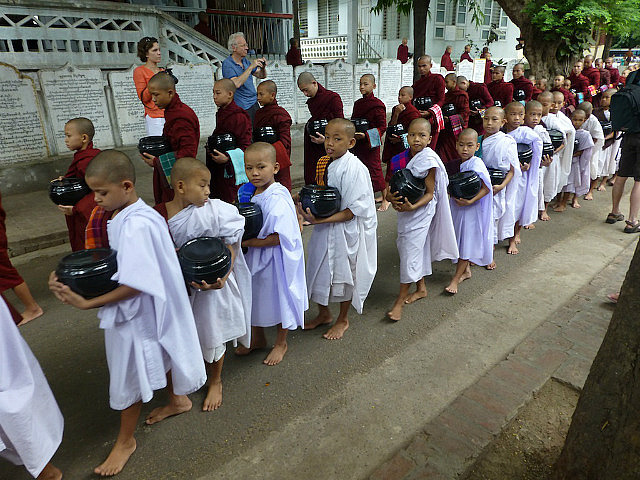 Young monks at Amarapura