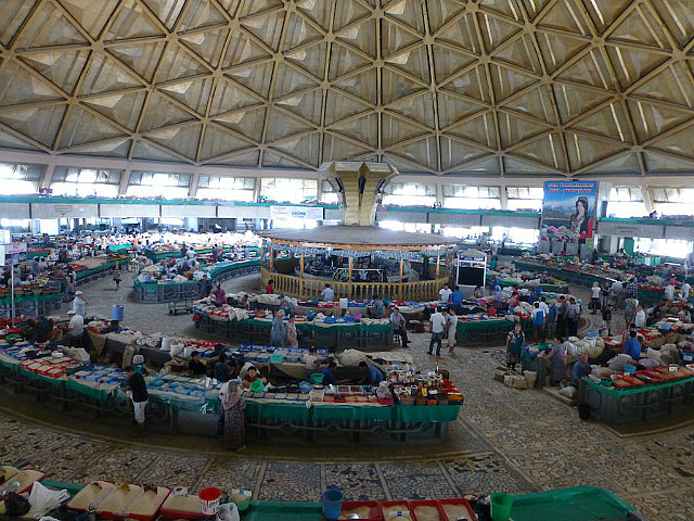 Inside Chorsu Bazaar