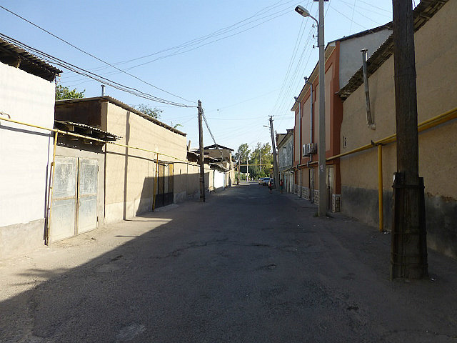 Quiet residential side street