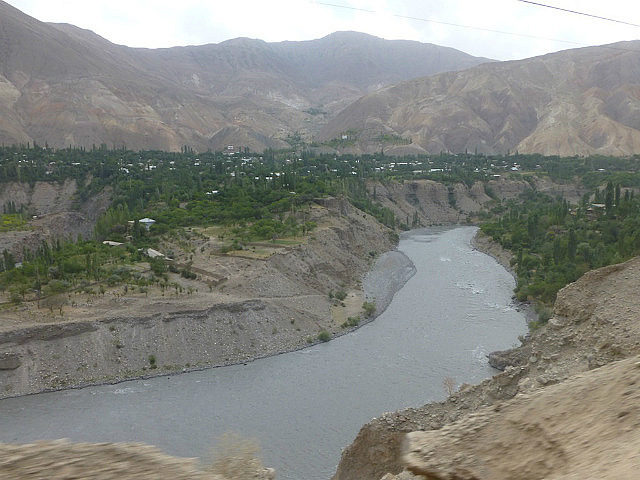 Khojand to Penjikant scenery