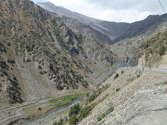 Khojand to Penjikant scenery