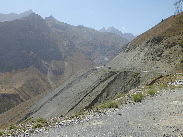 Ascending to the Anzob Pass