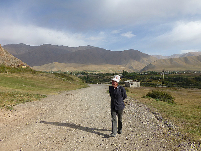 Our host in his traditional Kyrgyz hat