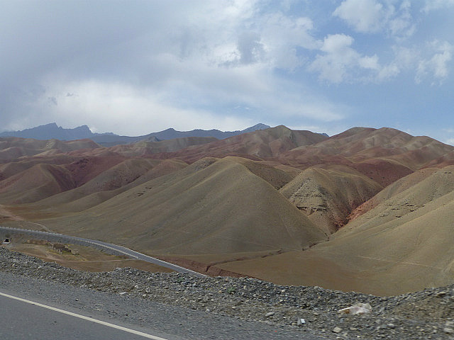 Painted hillside just after some showers