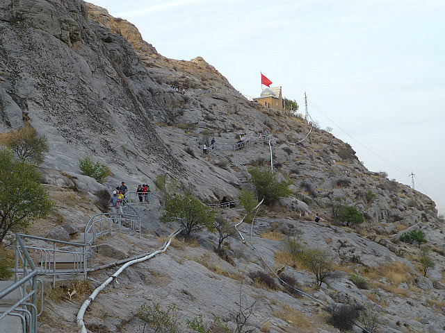 Stairway up to Solomon's Throne