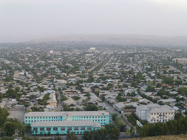 Panoramic view of Osh