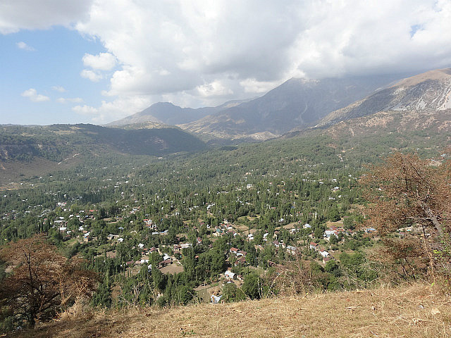 View of Arslanbob from the panorama point