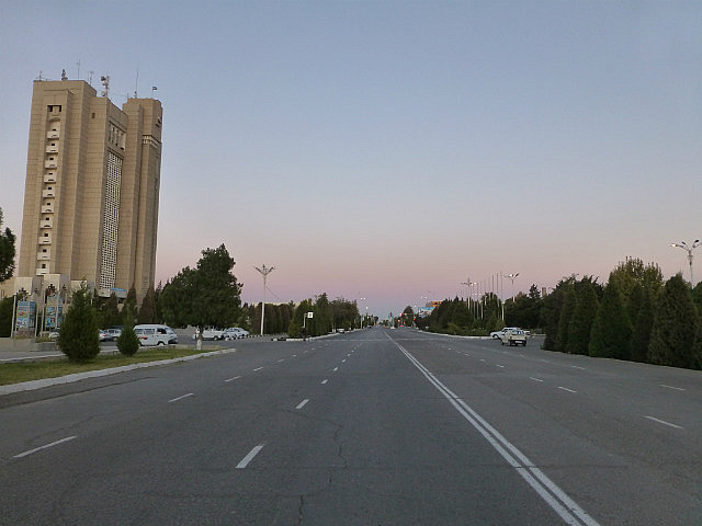 Modern Bukhara street