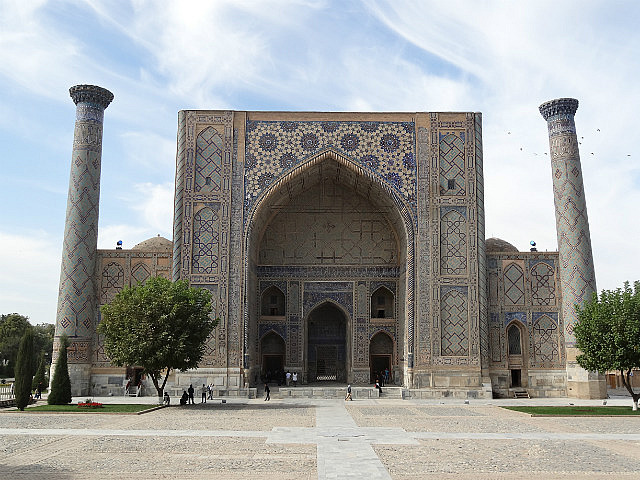Ulugh Beg medressa - one of three gems at Registon