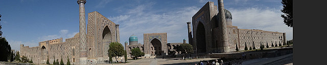 Panoramic view of Registan