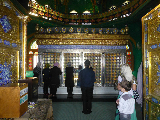 Inside Bibi Heybat Mosque