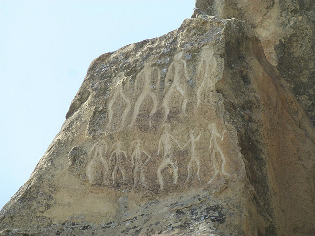 Petroglyph at Qobustan