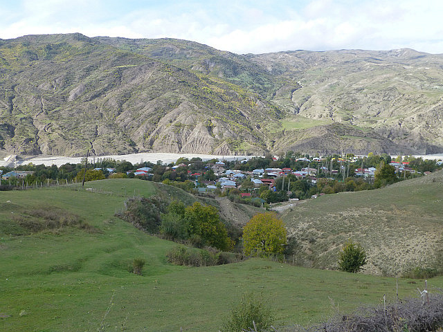 View of Lahic village from above