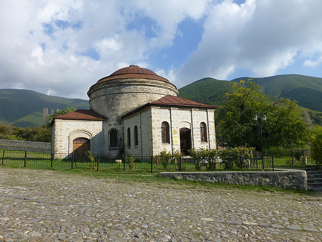 Cylindrical Russian church 
