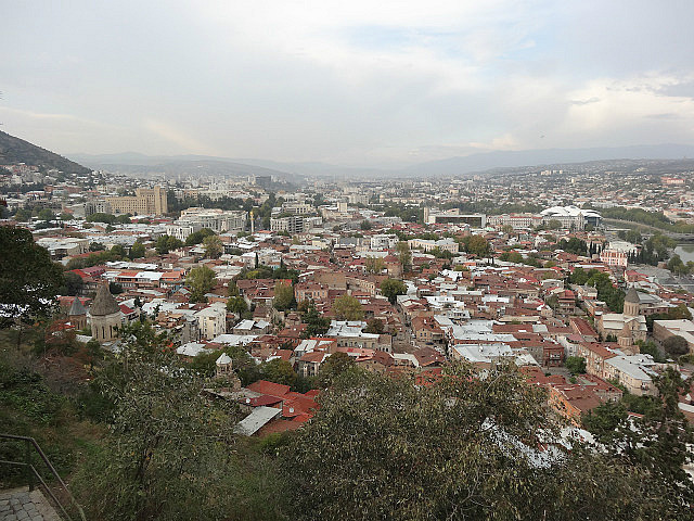 View of Tbilisi from Narikala fortress