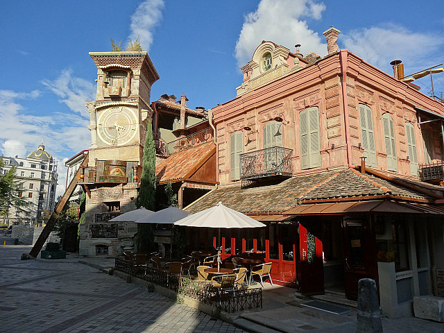 Gabriadze puppet theater on Shavtelis qucha
