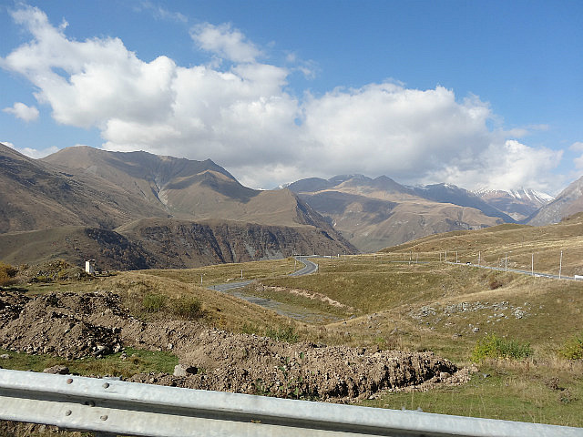 Climbing to Jvari Pass, Georgian Military Road