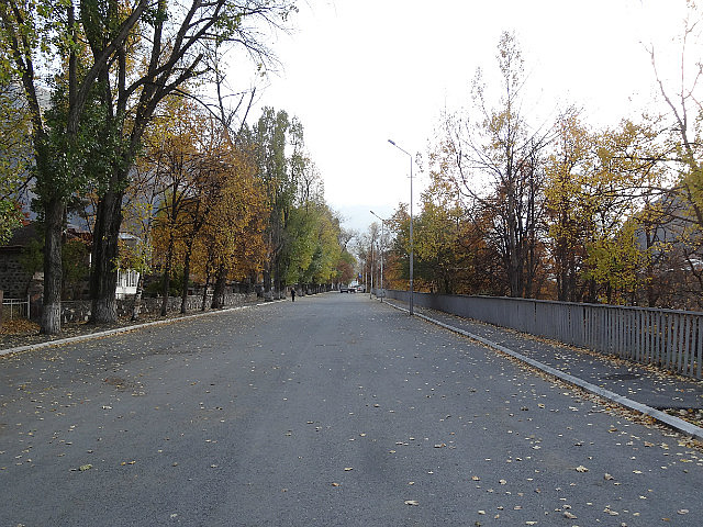 Street in Kazbegi town