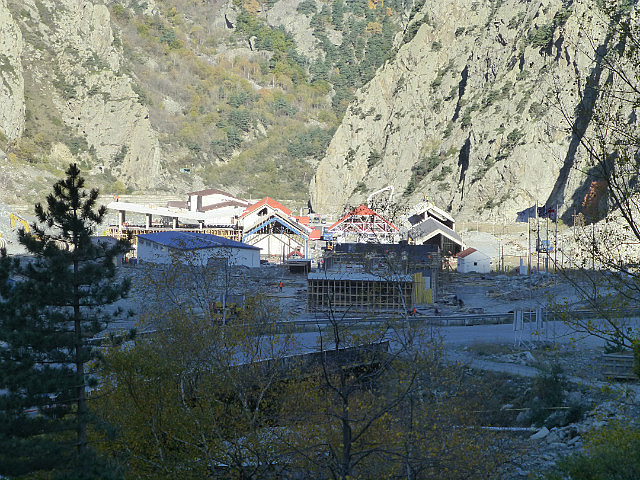 Georgia - Russia border from hilltop