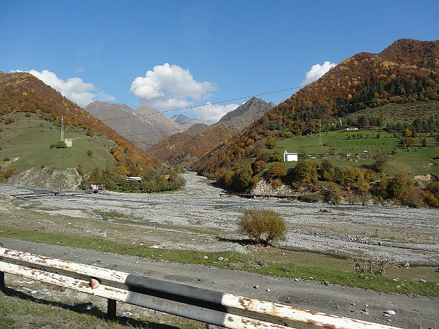 The Georgian Military Road to Kazbegi