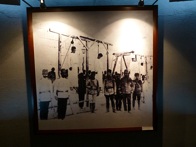 Display at the Armenian Genocide Museum