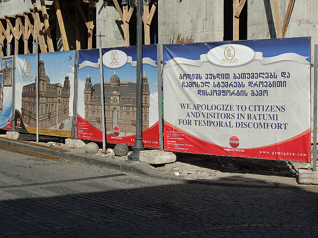 Construction sites do give you temporal discomfort