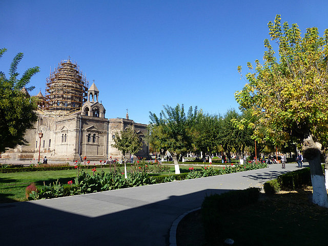Mayr Tachar, the main cathedral at Echmiadzin